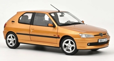 184940 Peugeot 306 S16 1997 Blaze Yellow 1:18